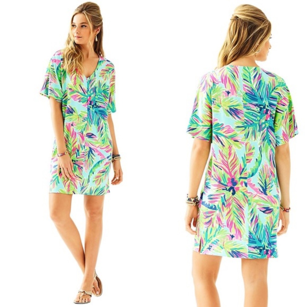 Lilly Pulitzer Island Time Lindley Caftan Dress